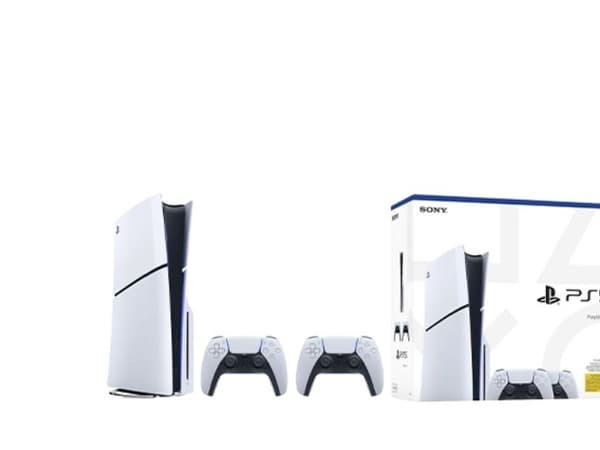 Sony PlayStation 5 Slim Disc Edition 1TB  with 2 Dualsense Controller - White