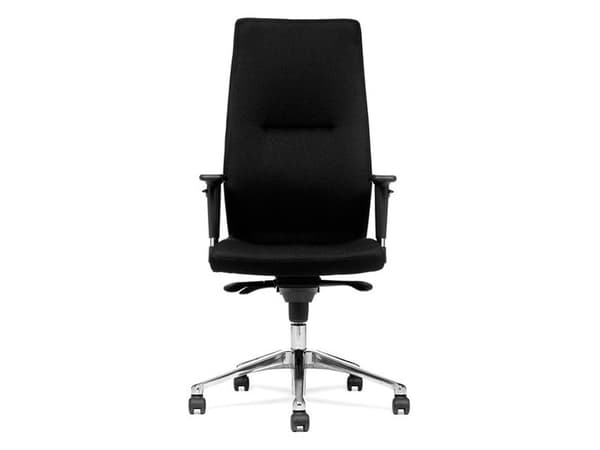Kontorsstol Nero HighBack, svart textil
