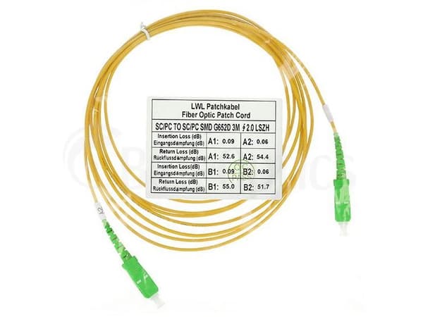 BlueOptics SFP2222BU1MM, 1 m, OS2, SC, SC
