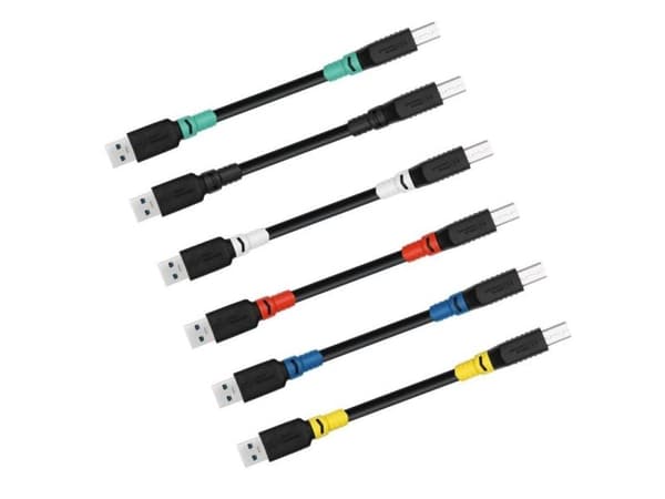 USB-kabel MicroConnect USB-A til USB-B 2 m svart (ColorFlex USB 3.2 A-B Gen 1)
