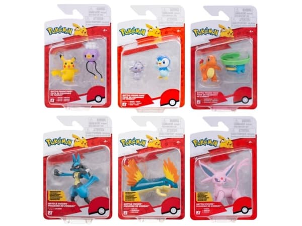 POKEMON battle figur-sett