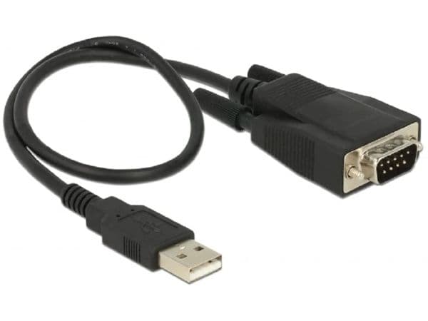 Delock - Seriell adapter - USB typ A (hane) till DB-9 (hane) - 35 cm