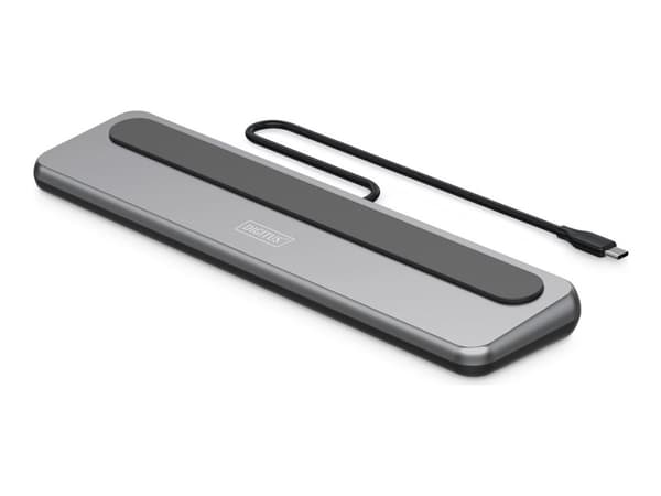 DIGITUS - Dokkingstasjon - USB-C - 2 x HDMI, DP - 1GbE