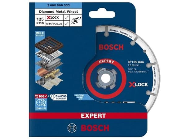 Bosch DIAMOND DISC FOR METAL XLOCK 125MM