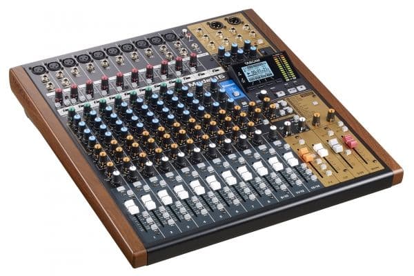 Tascam MODEL 16, 16 kanaler, Bluetooth, 40 W, Sort, Gull, Tre