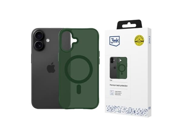 3mk Smoke MagCase for iPhone 17 - Green-Translucent