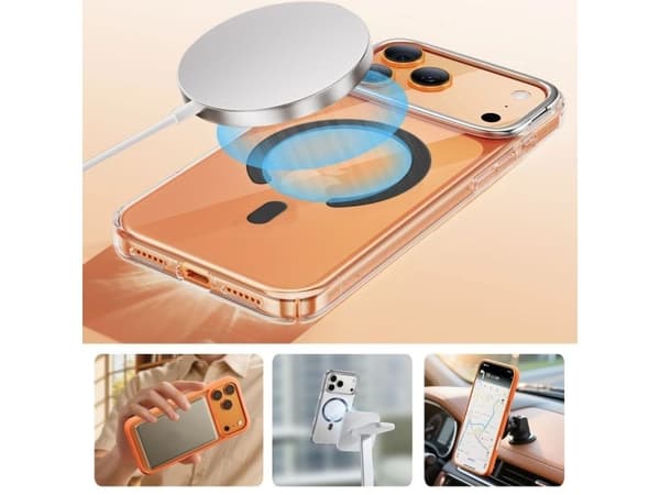 MagSafe Tech-Protect MMP-200 magnetisk ring til telefon - svart
