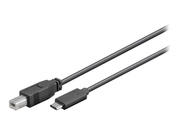 MicroConnect - USB-kabel - USB-C (hane) till USB typ B (hane) - USB 3.1 Gen1 - 1 m