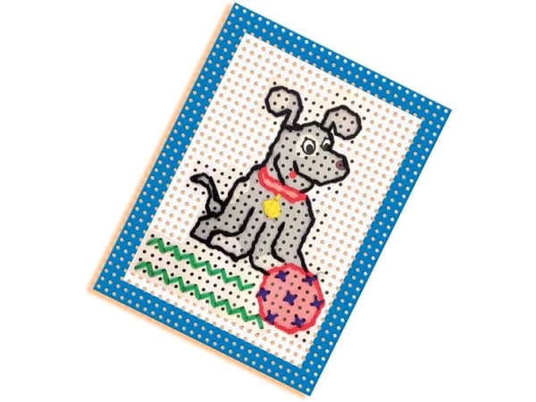 SES Creative I learn to embroider, Pysselset för barn, 3 År, Multifärg, 4 styck