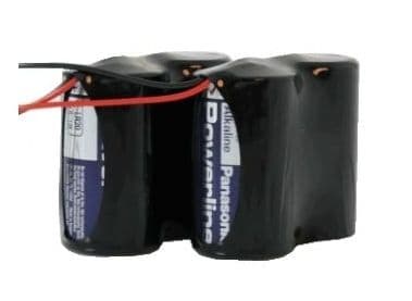 ABUS FU2986, Engangsbatteri, Alkalinsk, 2 stykker, Sort