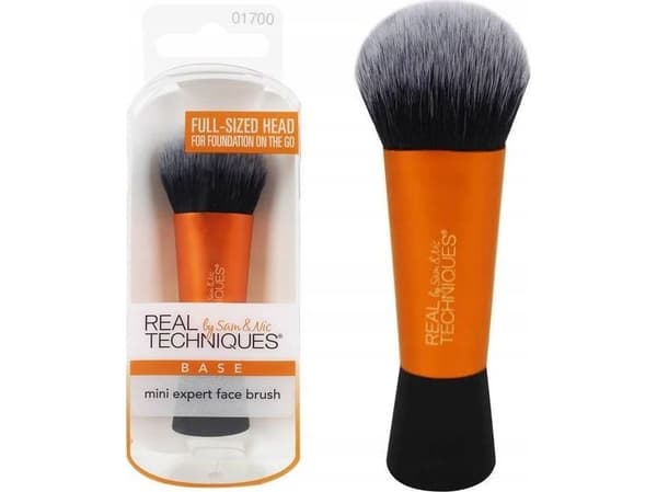 Real Techniques Mini Travel Size Expert Face Makeup Brush for Foundation