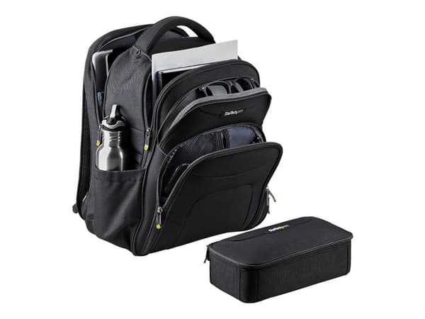 Startech 15.6" Laptop Backpack with Removable Accessory Organizer Case - Professional IT Tech Backpack for Work/Travel/Commute - Ergonomic Computer...
