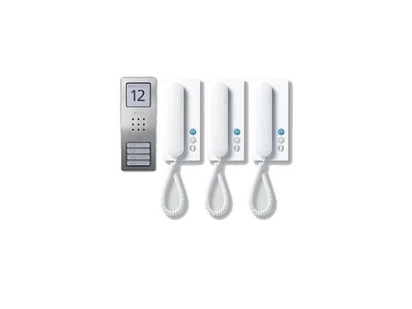 Siedle SET CA 812-3 E/W, Kabel, Rostfritt stål, Vit, Vägg