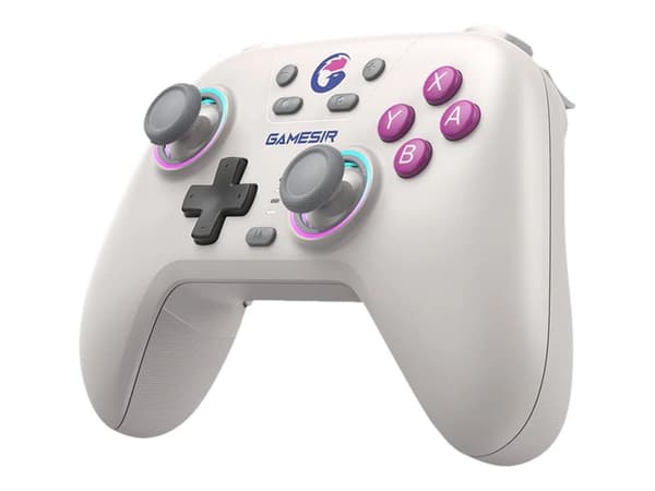 GameSir Nova HD Rumble - Håndkonsoll - trådløs - Bluetooth - retro white - for Nintendo Switch, Android, iOS, PC