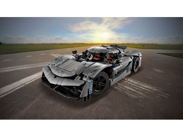 LEGO Technic 42173 Koenigsegg Jesko Absolut-hyperbil i grått