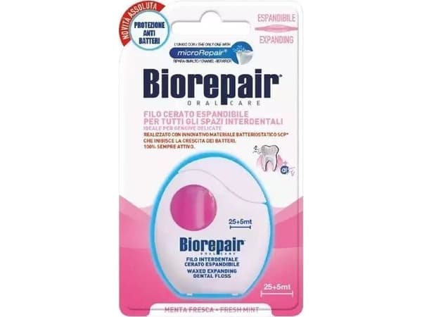 Biorepair vaxad expanderande tandtråd 30 m