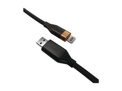 Duracell DRU5012A, 1 m, Lightning, USB A, Uros, Uros, Musta