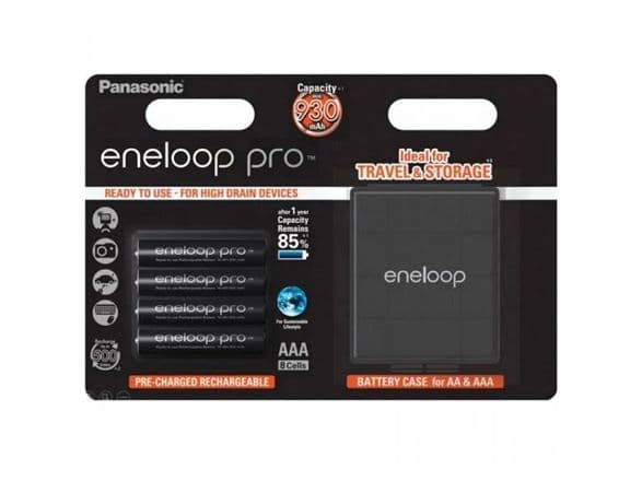 Panasonic eneloop pro BK-4HCDEC4BE - Batteri 4 x AAA - NiMH - (ladbare) - 930 mAh