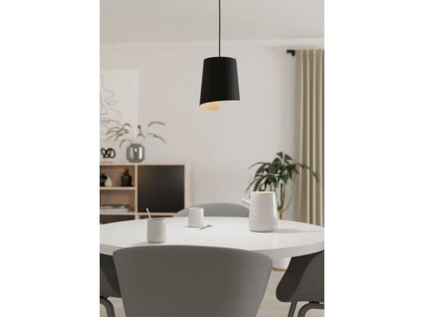 EGLO BOLIVIA pendellampe E27 Ø180 sort