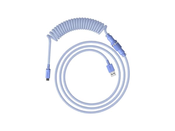 HP HyperX USB-C Coiled Cable Light Purpl