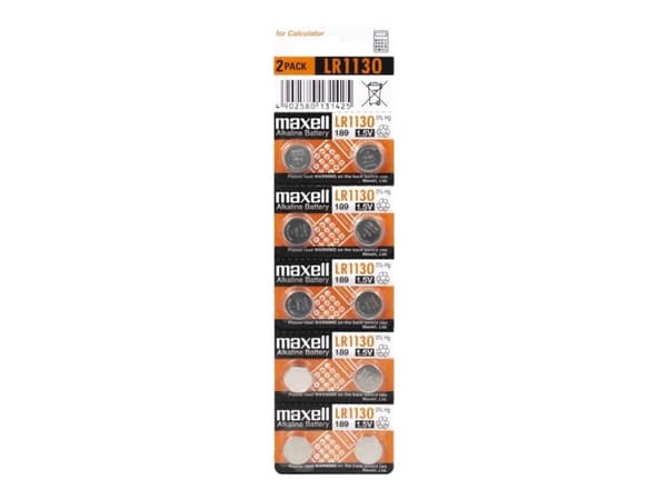Maxell LR 1130 - Batteri 10 x LR54