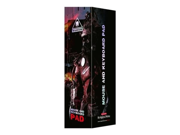 Kruger & Matz Warrior LED musematte og tastaturmatte