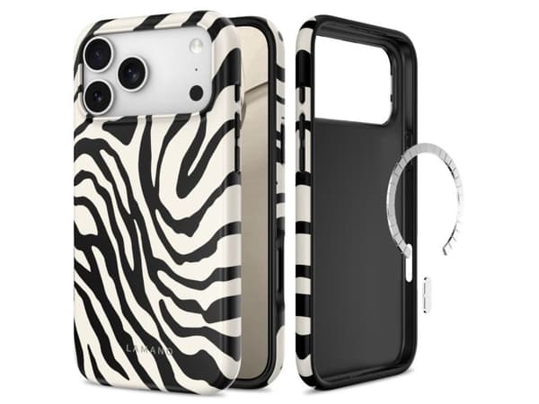 Tech-Protect Lamano MagSafe Case for iPhone 18 Pro Max / 17 Pro Max - White and Black