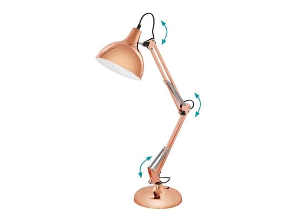 EGLO BORGILLIO bordslampa koppar