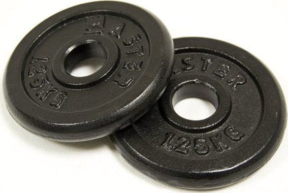 Master vektskiver i støpejern MASTER 1,25 kg x2