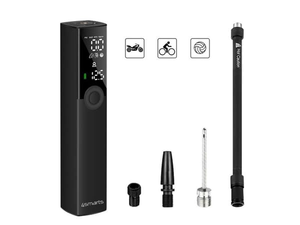 4smarts VoltPump elektrisk mini luftpump, universell