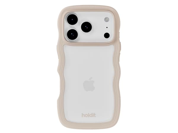 Holdit Wavy Case IP17 Pro Max Beige/TRP