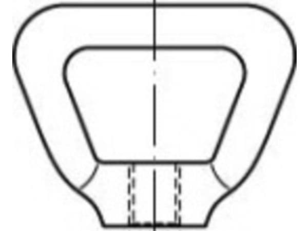 TOOLCRAFT kragemuttere M16 80704 messing 10 stk