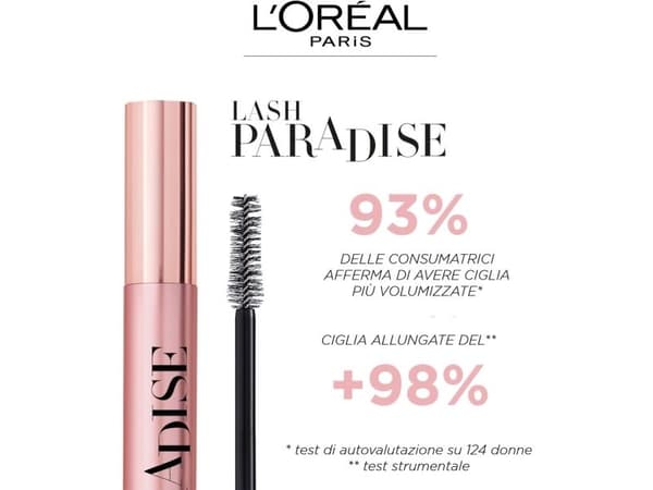 L'Oreal Lash Paradise Mascara Intense Black - 6.4ml