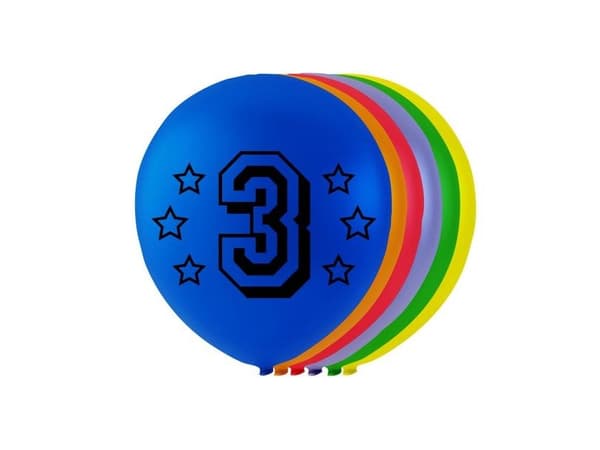 Balloner med tal - 3