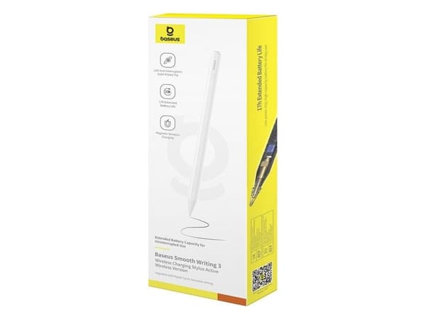 Baseus „Smooth Writing 3 Active Stylus“ trådlös aktiv styluspenna – vit