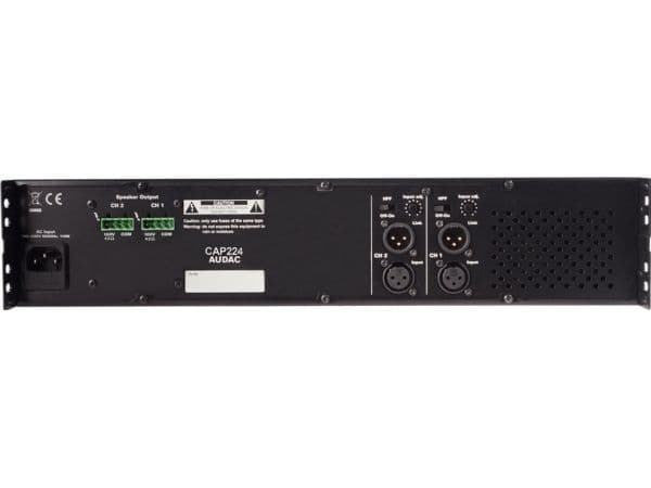 Audac CAP224 - Effektforsterker - svart