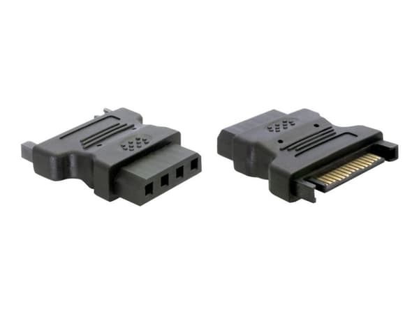 Delock - Strømadapter - SATA-strøm (hann) til 4-pin intern strøm (hann)