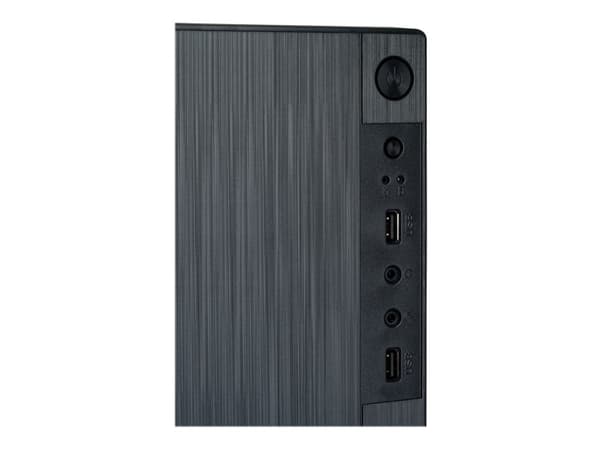 Akyga AK35BK - Tower - micro ATX - ilman virtalähdettä - musta - USB/Audio