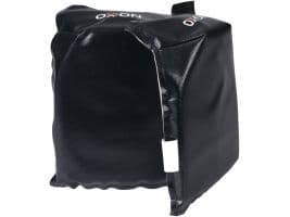 Knæskåner Basic m/velcro sort one size