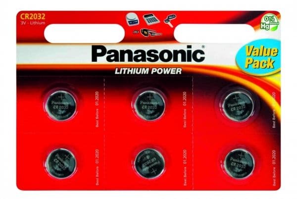 Panasonic Lithium Power - Value Pack - batteri 6 x CR2032 - Li