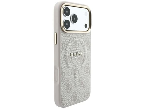 Guess Embossed 4G Classic MagSafe Case for iPhone 17 Pro Max / 18 Pro Max - Pink