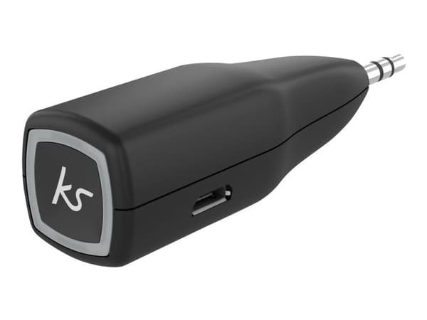 KitSound MyJack2 - Trådløs Bluetooth-lydmottaker - svart