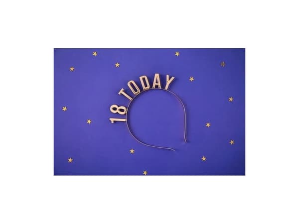 18 Today guld hårbøjle