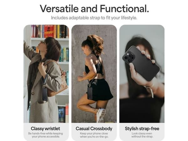 Spigen Cyrill Kajuk iPhone 16 Pro-skal - Sort