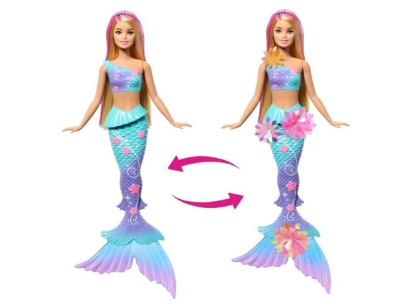 Barbie Blooming Magic White Mermaid-docka