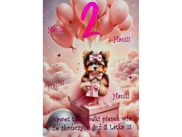 Syntymäpäiväkortti 2 3K