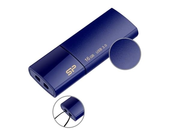 SILICON POWER Blaze B05 - USB flash-enhet - 16 GB - USB 3.0 - marinblå