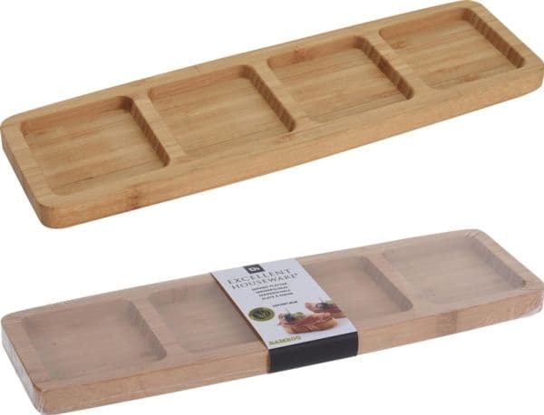 Excellent Husgeråd Bambu serveringsbricka 33x10 cm universal