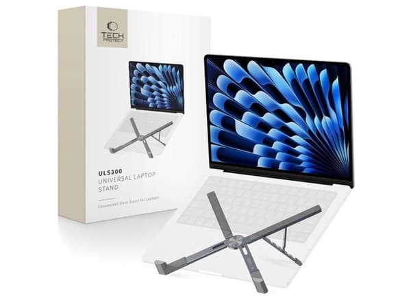 Tech-Protect ULS300 stativ for bærbar PC - grå