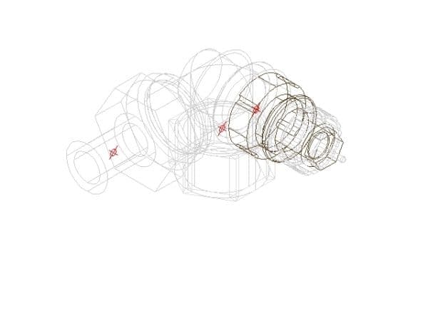 Ventilhus 3/8" RA-N, sidoströmningsventil